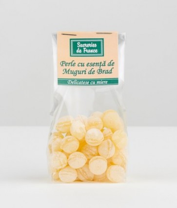 Bomboane perle cu muguri de brad 100gr