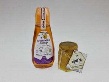 Pachet promo Lăptişor de matcă pur 100g + miere poliflora 400g