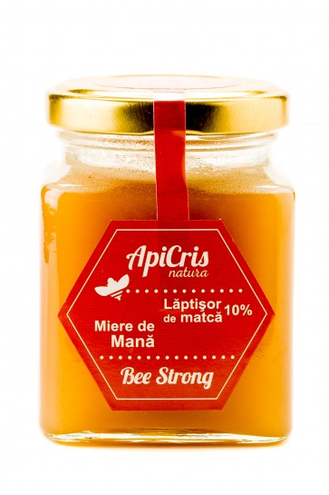 Energizant apicol Bee Strong 250g(miere de mana cu laptisor de matca pur)