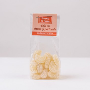 Bomboane felii de portocale 100gr